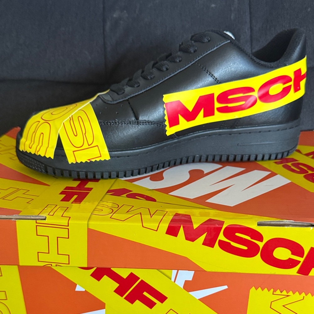 MSCHF Black and Yellow Men's Sneakers